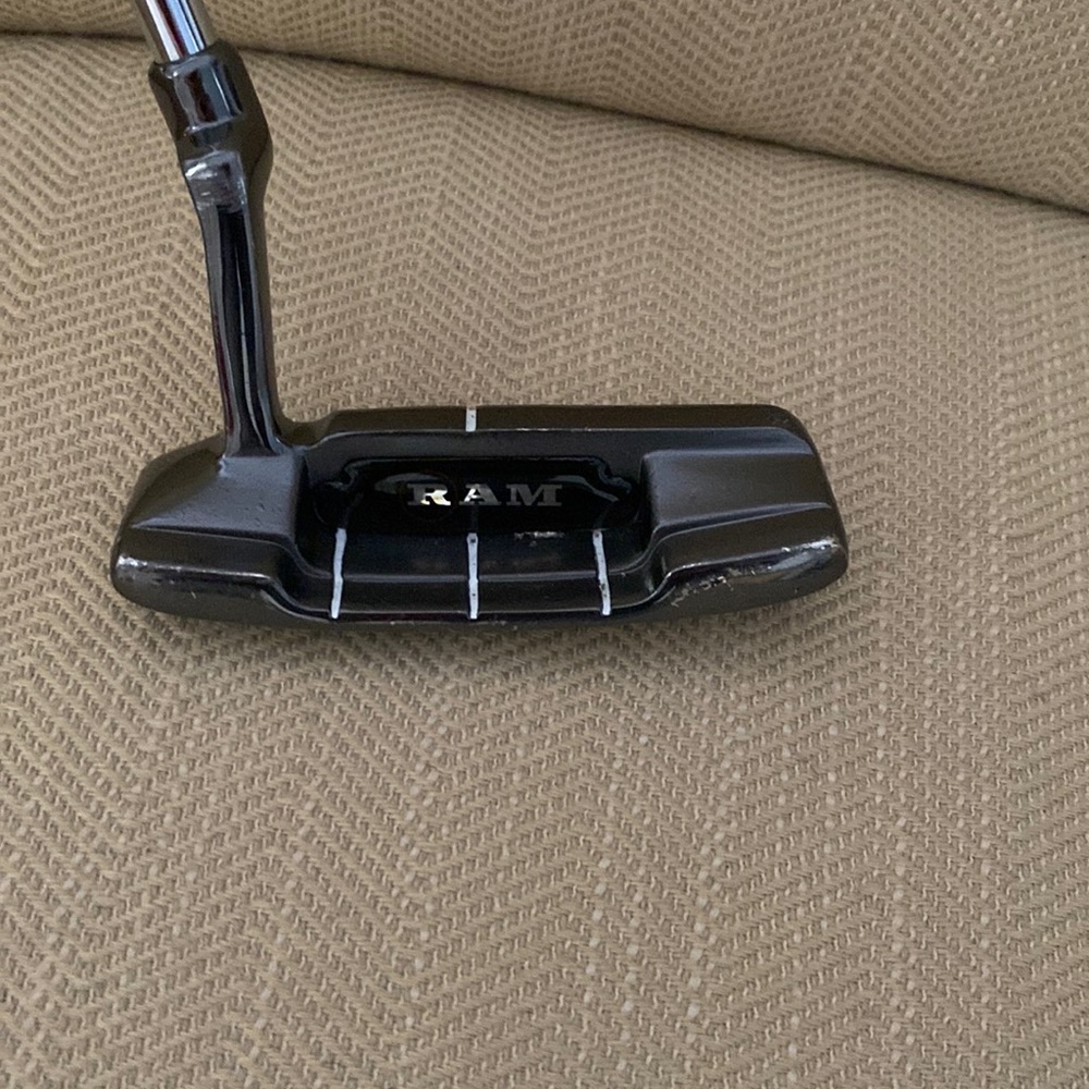 Ram heel toe weighted precision balanced putter.